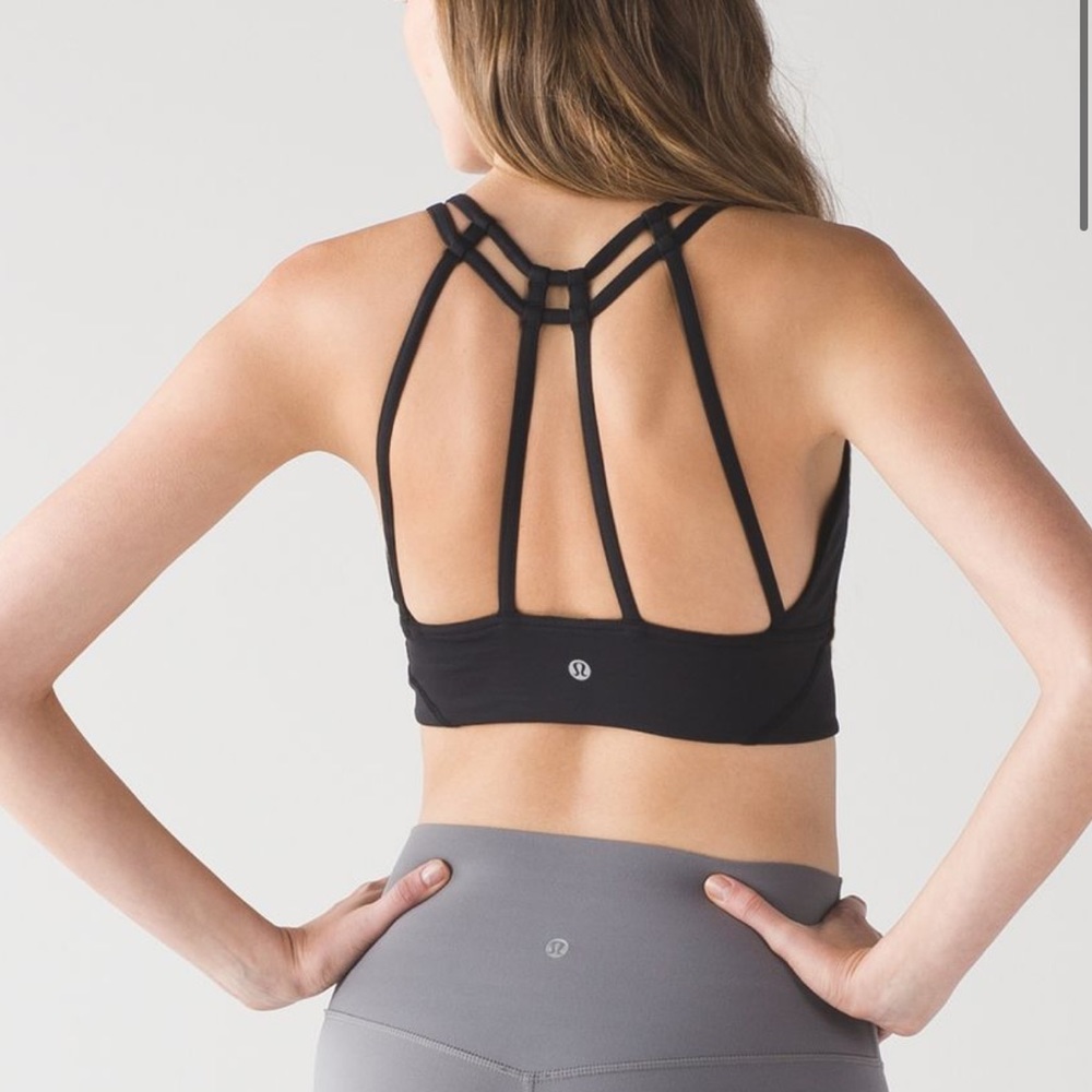 🖤 black lululemon multi-way “as you like” bra